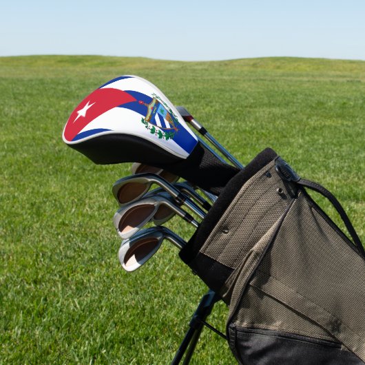 Cubaanse wapenschild  golfheadcover (Insitu)
