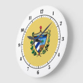 Cubaanse wapenschild grote klok (Hoek)