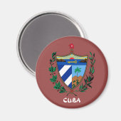 Cubaanse wapenschild Kitchen/Kantoor Magnet (Voorkant / Achterkant)