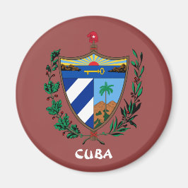 Cubaanse wapenschild Kitchen/Kantoor Magnet