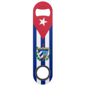 Cubaanse wapenschild speed flessenopener (Voorkant)