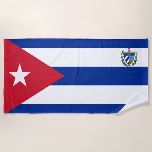 Cubaanse wapenschild strandlaken (Voorkant)