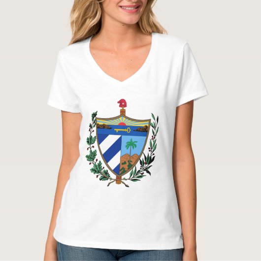 Cubaanse wapenschild T-Shirt (Voorkant)