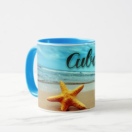 Cubaanse zeester mok (Voorkant links)