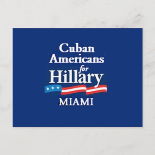 CUBAN AMERS MIAMI Briefkaart (Voorkant)