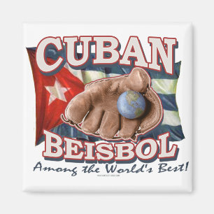 Cuban Beisbol Fan Shirten and Gift Ideeën Magneet