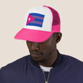Cuban Bi Pride Bisexual LGBT Trucker Pet (In situ)