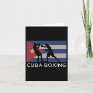 Cuban Boxer National Cuba Flag Boxing Glove Graph Kaart