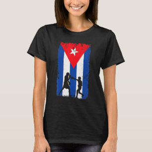 Cuban Boxing Cuba vlag T-shirt