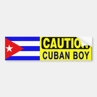 CUBAN BOY Bumpersticker