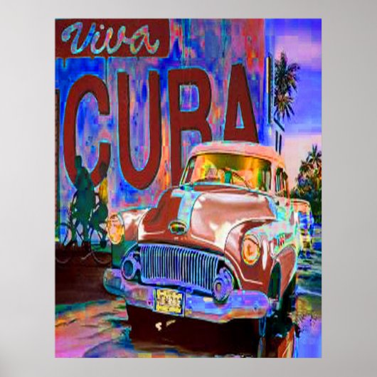 CUBAN BUICK POSTER (Voorkant)