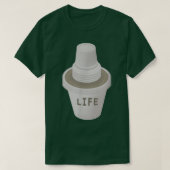 Cuban cafecito colada is het leven t-shirt (Design voorkant)