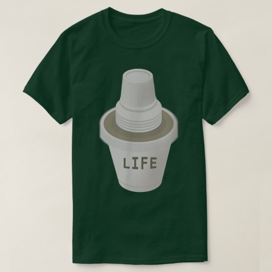 Cuban cafecito colada is het leven t-shirt (Design voorkant)