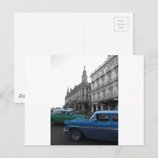 Cuban Cars 1 Briefkaart (Voorkant / Achterkant)