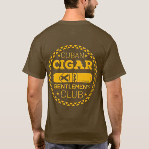 CUBAN CIGAR CLUB BY EKLEKTIX T-SHIRT