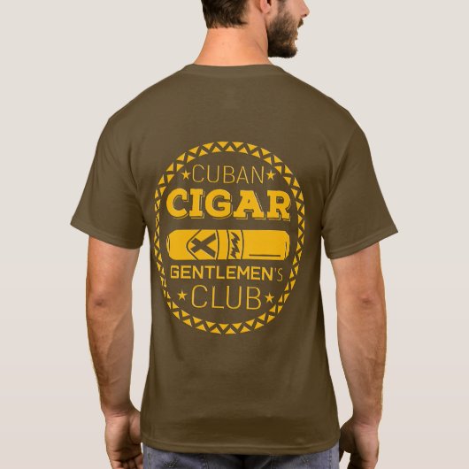 CUBAN CIGAR CLUB BY EKLEKTIX T-SHIRT (Achterkant)