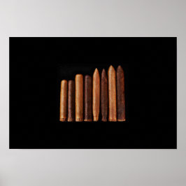 Cuban Cigar Tobacco Minimalism Poster