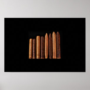 Cuban Cigar Tobacco Minimalism Poster