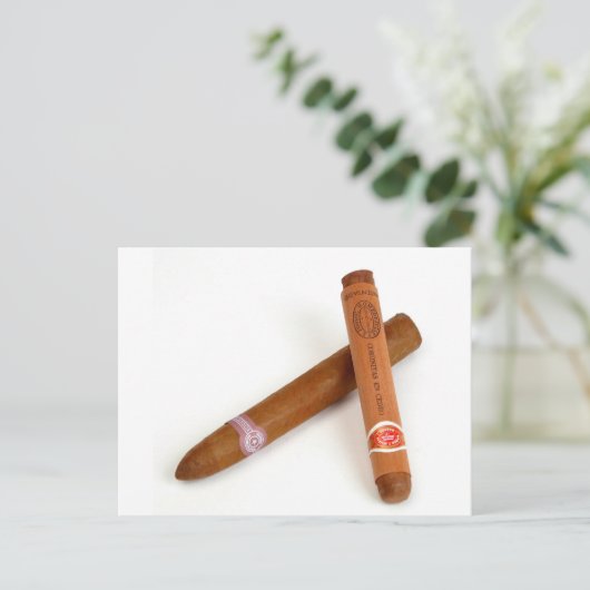 Cuban Cigars Briefkaart (Staand voorkant)