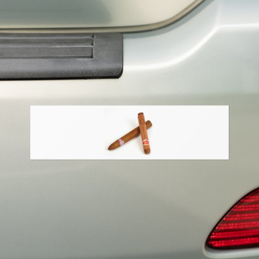 Cuban Cigars Bumpersticker (Op auto)