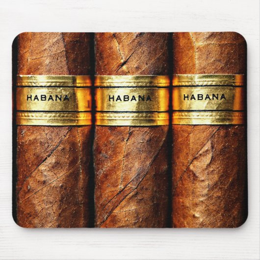 Cuban Cigars Habana Mousepad Muismat (Voorkant)