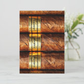 Cuban Cigars Habana Uitnodiging (Staand voorkant)