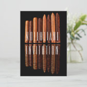 Cuban Cigars Habana Uitnodiging (Staand voorkant)