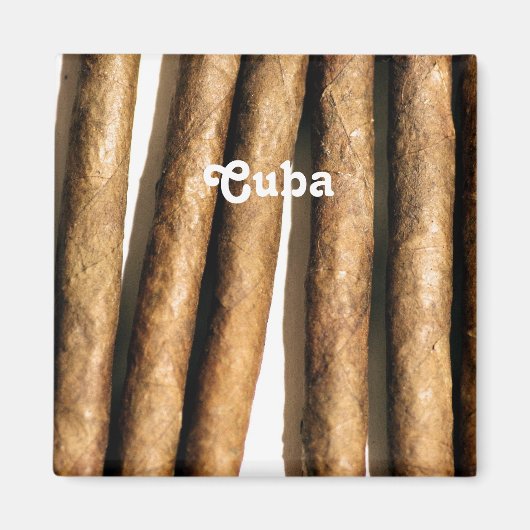 Cuban Cigars Magneet (Voorkant)