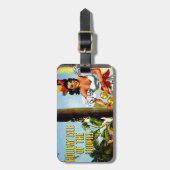 Cuban Dancer Vintage Travel Bagagelabel (Voorkant verticaal)