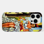 Cuban Dancer Vintage Travel Case-Mate iPhone Case (Achterkant (horizontaal))
