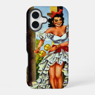 Cuban Dancer Vintage Travel iPhone 16 Hoesje