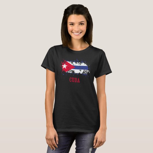 Cuban enthusiasts for Cuba and Cuba T-shirt (Voorkant volledig)