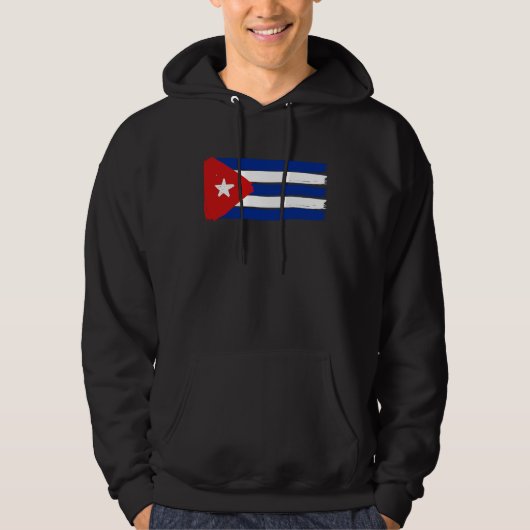 Cuban Flag Cuba Pride Cuba Travel Proud Cuban Cuba Hoodie (Voorkant)