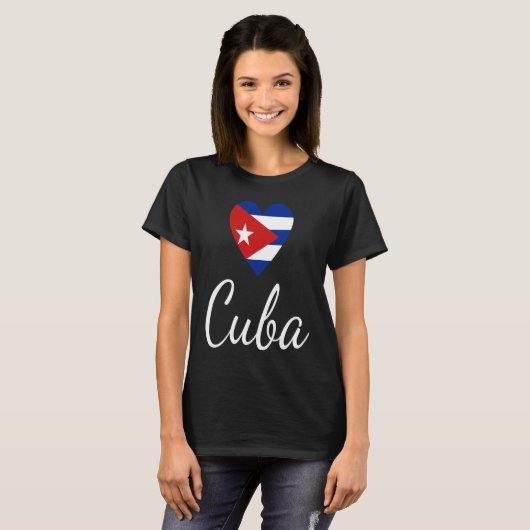 Cuban Flag Cuba Pride Cuba Travel Proud Cuban Cuba T-shirt (Voorkant volledig)