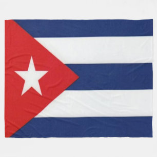 CUBAN FLAG FLEECE DEKEN