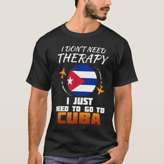 Cuban Flag I Cuba Flag I Vacation I Funny Cuba T-shirt (Voorkant)