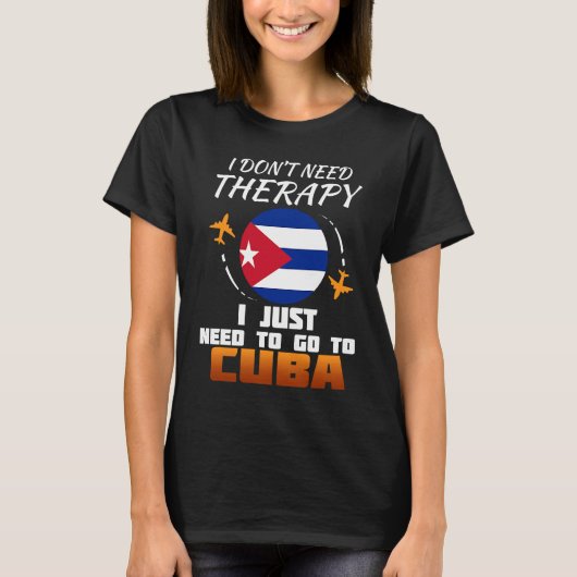 Cuban Flag I Cuba Flag I Vacation I Funny Cuba T-shirt (Voorkant)
