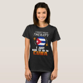 Cuban Flag I Cuba Flag I Vacation I Funny Cuba T-shirt (Voorkant volledig)