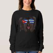 Cuban Flag Skye Terrier Dog Cuba Pocket Trui (Voorkant)