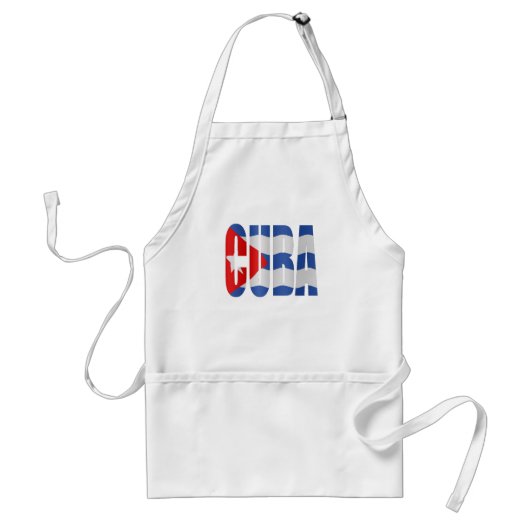 Cuban flag standaard schort (Voorkant)