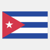 Cuban Flag Sticker (Voorkant)