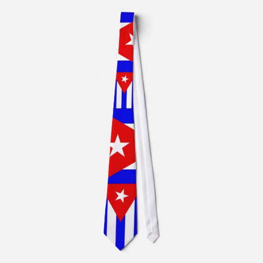 CUBAN FLAG Stropdas (Voorkant)