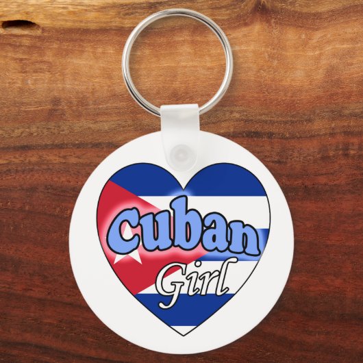 Cuban Girl-aanhanger Sleutelhanger (Voorkant)