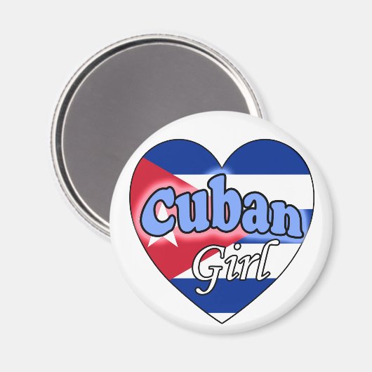Cuban Girl Magneet (Voorkant / Achterkant)