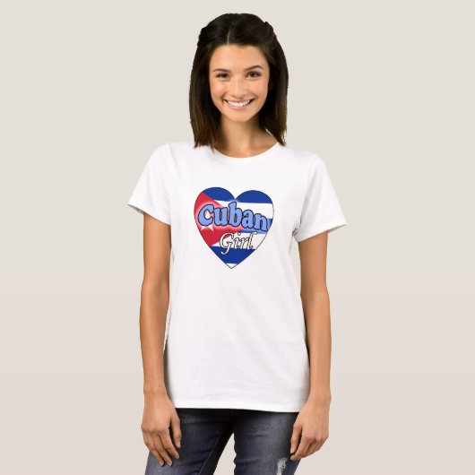 Cuban Girl T-shirt (Voorkant volledig)