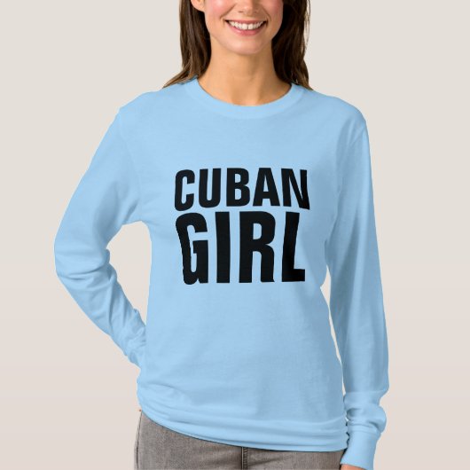 Cuban Girl T-Shirts (Voorkant)