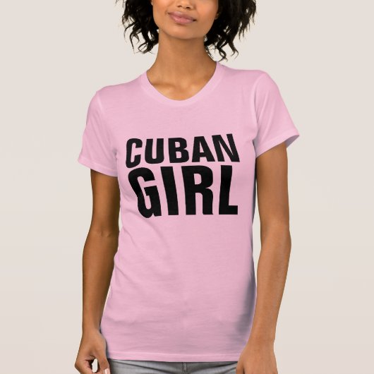 Cuban Girl T-Shirts (Voorkant)