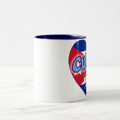 Cuban Girl Tweekleurige Koffiemok (Center)