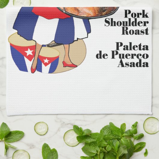 Cuban Kitchen-handdoek - Paleta Theedoek (Gevouwen)