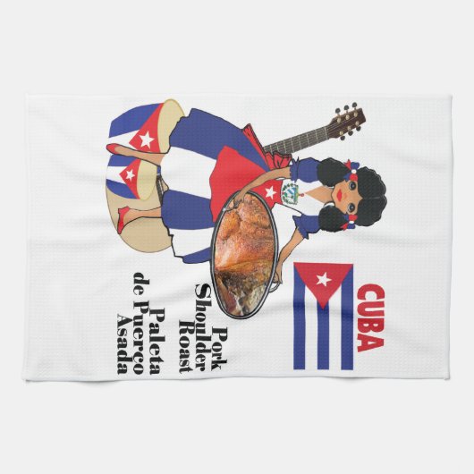 Cuban Kitchen-handdoek - Paleta Theedoek (Horizontaal)